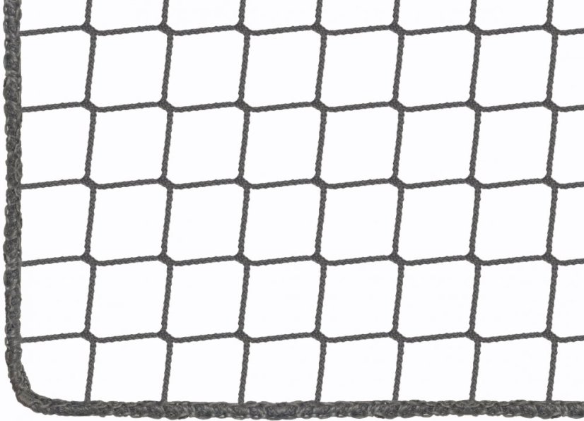 Ochranná síť PP 3,0 mm, oko 45 mm - Barva sítě: šedá
