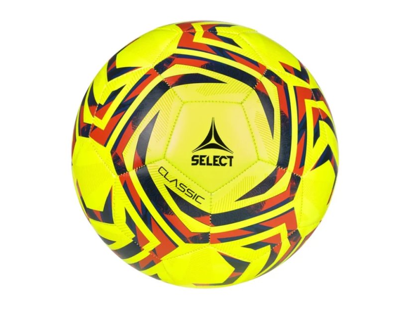 Fotbalový míč Select FB Classic žluto červená - Velikost míče: 4