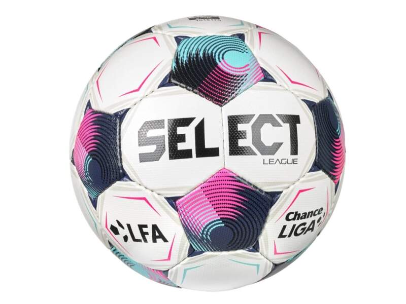 Fotbalový míč Select FB League CZ Chance Liga 2026/27 bílo růžová Fotbalový míč Select FB League CZ Chance Liga 2026/27 bílo růžová
