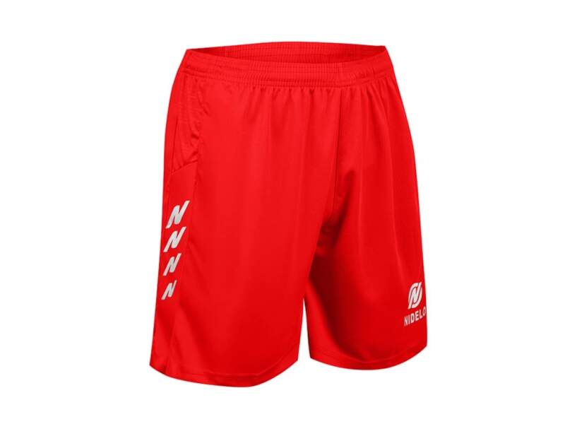 Hráčské kraťasy NIDELO Player shorts Brest červená Hráčské kraťasy NIDELO Player shorts Brest červená