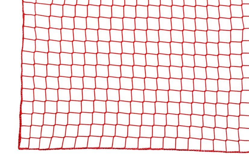 Ochranná síť PP 4,0 mm, oko 45 mm - Barva sítě: červená