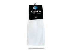 Fotbalové štulpny NIDELO football socks Optimal bílá