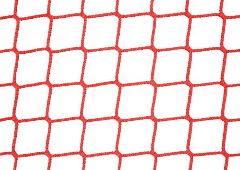 Ochranná síť PP 4,0 mm, oko 45 mm - Barva sítě: červená