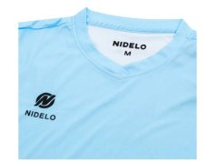 Hráčský dres NIDELO Player shirt S/S Nantes světle modrá