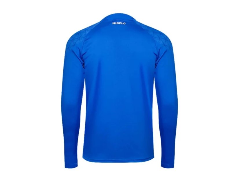 Tréninková mikina NIDELO Training 1/2 zip jacket Nantes modrá - Velikost oblečení: 14y