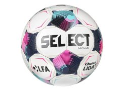Fotbalový míč Select FB League CZ Chance Liga 2026/27 bílo růžová