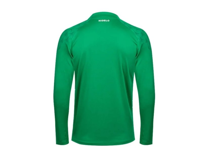 Tréninková mikina NIDELO Training 1/2 zip jacket Nantes tmavě zelená - Velikost oblečení: 14y