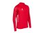 Tréninková mikina NIDELO Training 1/2 zip jacket Nantes červená - Velikost oblečení: S