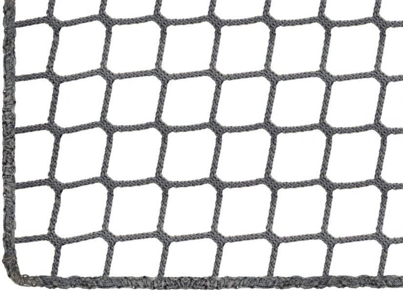 Ochranná síť PP 5,0 mm, oko 45 mm - Barva sítě: šedá