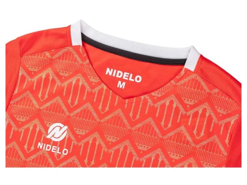 Hráčský set NIDELO Player Set Redon červená / bílá - Velikost oblečení: 3XL