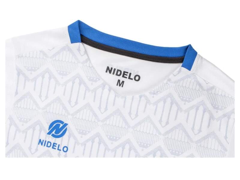Hráčský set NIDELO Player Set Redon bílá / modrá - Velikost oblečení: 3XL