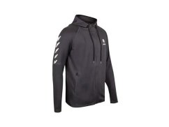 Sportovní mikina NIDELO Zip hoodie Quimper šedá