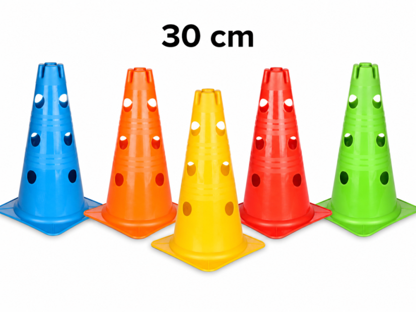 Vario kužel s otvory modrá 30 cm - více barevných variant