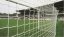Fotbalová branková síť PES 4 mm, bílá, rozměr branky 7,32 × 2,44 m