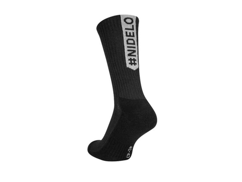 Fotbalové ponožky NIDELO sock Dynamic černá - Velikost ponožek: 33-36