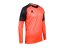 Hráčský dres NIDELO Player shirt L/S Nantes oranžová - Velikost oblečení: M