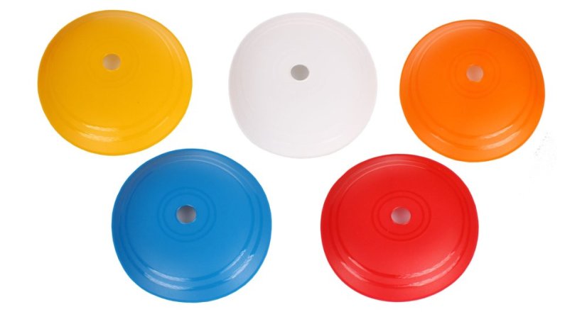 Flat Disc vytyčovací mety sada 5x4 ks mix barev