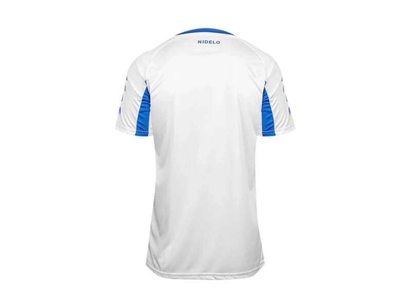 Hráčský set NIDELO Player Set Rouen bílá / modrá - Velikost oblečení: S