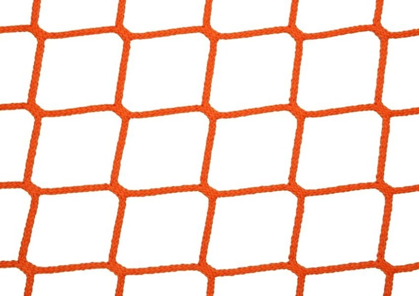 Ochranná síť PP 5,0 mm, oko 100 mm - Barva sítě: oranžová
