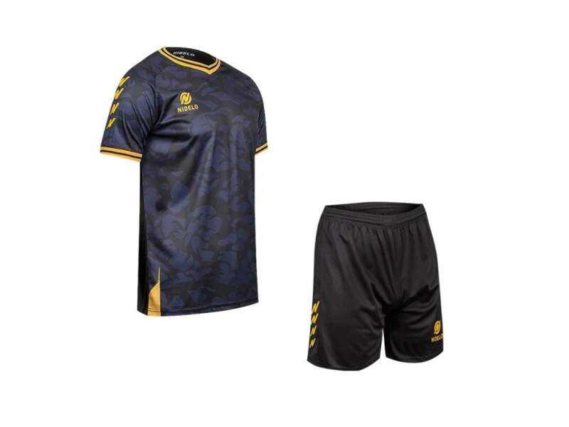Hráčský set NIDELO Player Set Orleans černá / černá - Velikost oblečení: 2XL
