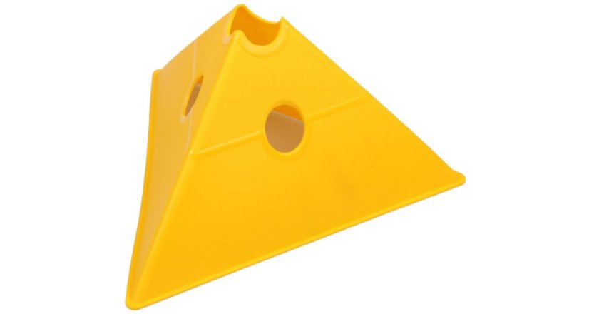 Tri Corners víceúčelové mety -  více barevných variant - Barva: Žlutá