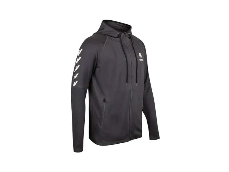 Sportovní mikina NIDELO Zip hoodie Quimper šedá - Velikost oblečení: L