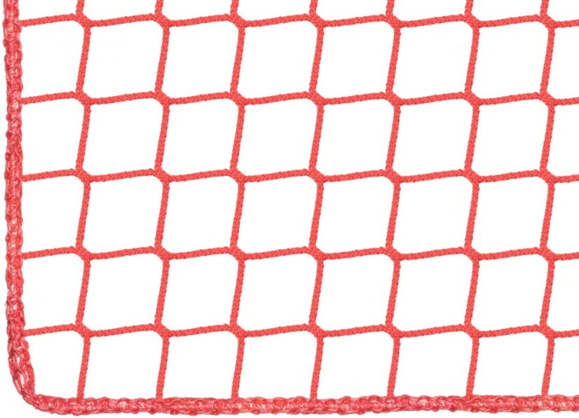 Ochranná síť PP 4,0 mm, oko 45 mm - Barva sítě: červená