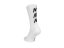 Fotbalové ponožky NIDELO sock Dynamic bílá - Velikost ponožek: 42-47