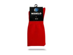 Fotbalové štulpny NIDELO football socks Optimal červená