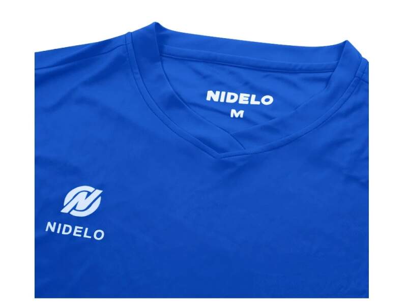 Hráčský dres NIDELO Player shirt S/S Nantes modrá - Velikost oblečení: 14y