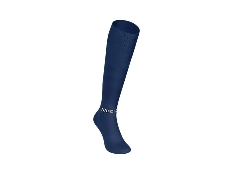 Fotbalové štulpny NIDELO football socks Optimal tmavě modrá - Velikost ponožek: 42-47