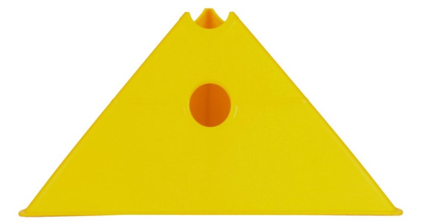 Tri Corners víceúčelové mety -  více barevných variant - Barva: Žlutá
