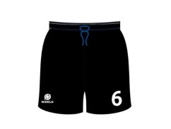 Hráčské kraťasy NIDELO Player shorts L/S Flers sublimation 01 modrá