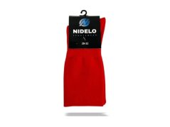 Fotbalové štulpny NIDELO football socks Optimal červená