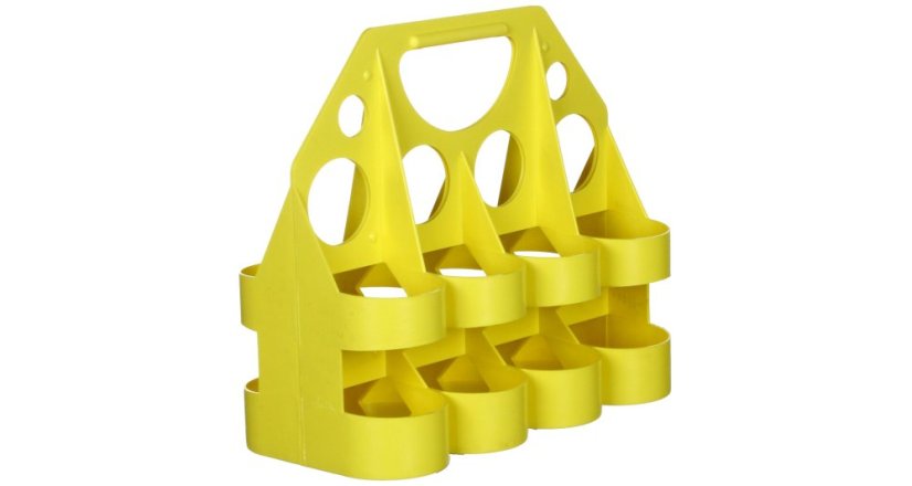 Rack Standard plastový nosič lahví - více barevných variant - Barva: Žlutá Rack Standard plastový nosič lahví - více barevných variant - Barva: Žlutá