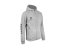 Sportovní mikina NIDELO Zip hoodie Tours šedá - Velikost oblečení: 2XL