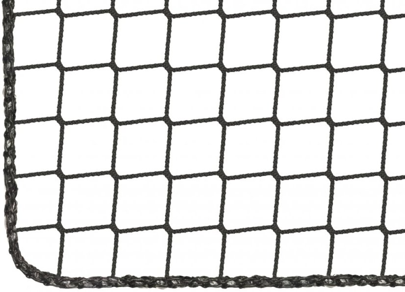 Ochranná síť PP 3,0 mm, oko 45 mm - Barva sítě: černá