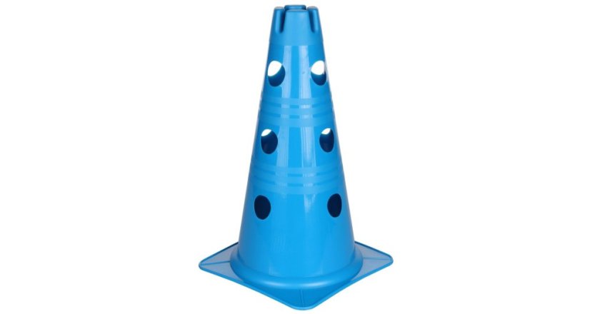 Vario kužel s otvory modrá 30 cm - více barevných variant - Barva: Modrá