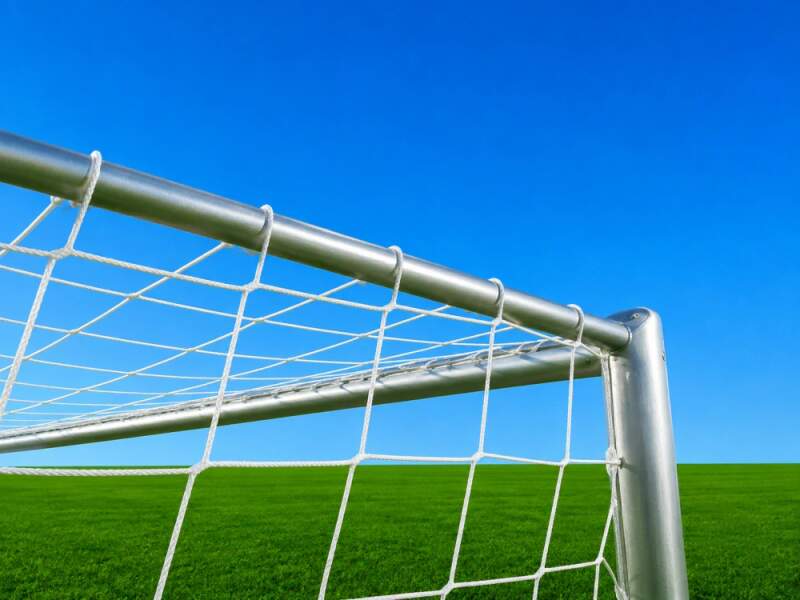 Přenosná hliníková fotbalová branka  5 x 2m se sítí