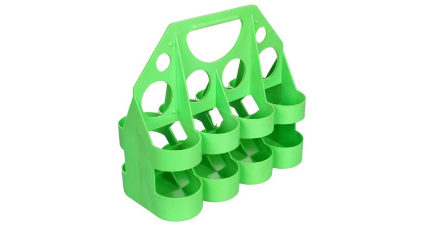 Rack Standard plastový nosič lahví  - více barevných variant - Barva: Zelená