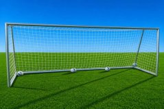 Přenosná hliníková fotbalová branka  5 x 2m se sítí