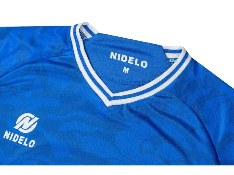 Hráčský set NIDELO Player Set Orleans modrá / černá - Velikost oblečení: 3XL