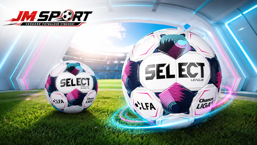 Oficiální míče SELECT Chance Liga a Chance Národní Liga 2026/27
