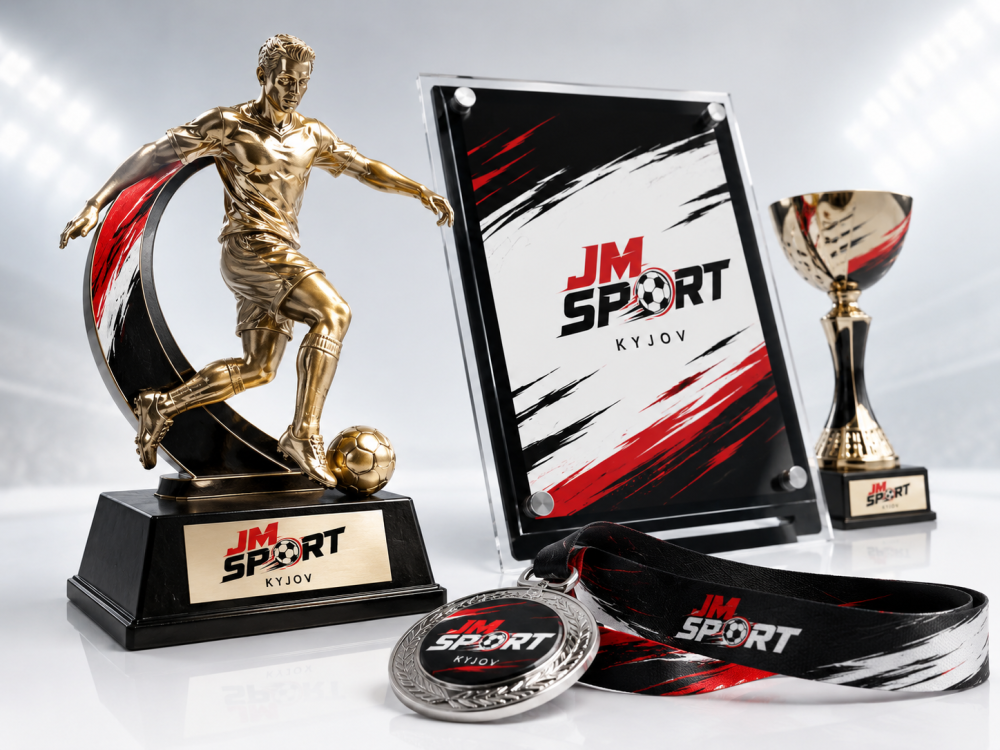 Sportovní trofeje a ocenění JM SPORT Kyjov